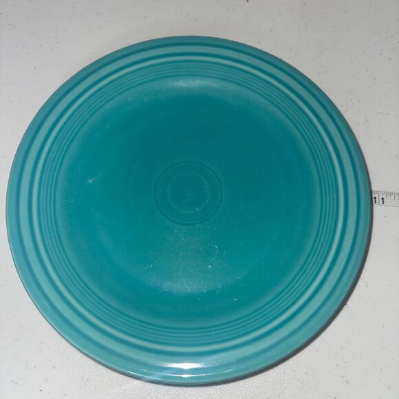 Fiestaware Retired Turquoise 10.5" Dinner Plate Homer Laughlin - Picture 1 of 4